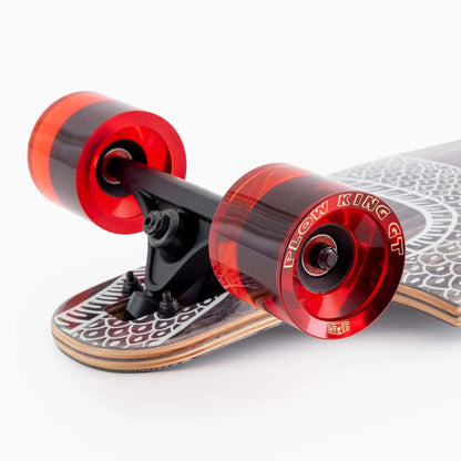 Landyachtz Drop Cat 38 Python Drop Through Rocker Freeride Longboard Complete