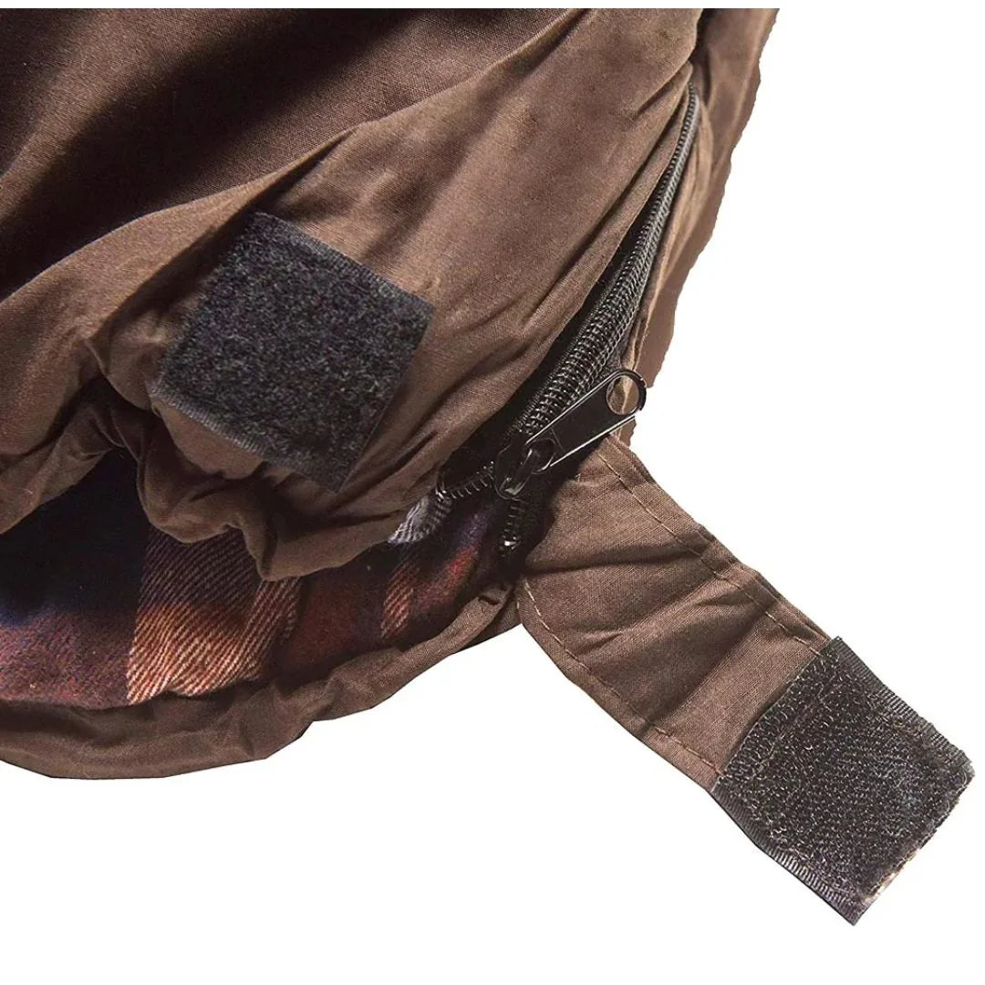 World Famous Sports Big Bear +30 Degree Canvas Sleeping Bag