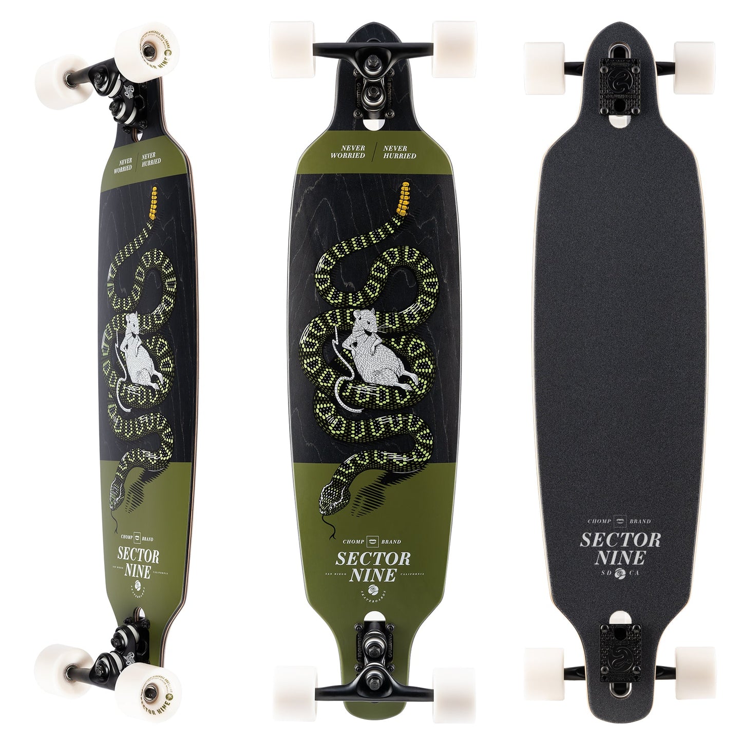 Sector 9 Fractal Rattler Longboard Complete