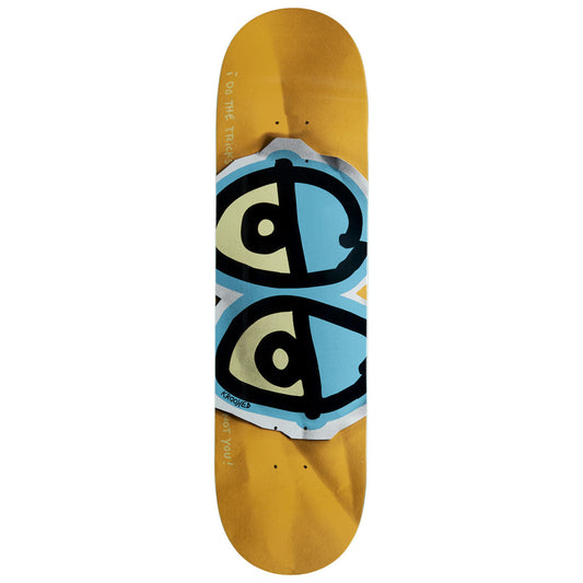 Krooked Skateboards DBX Eyes Light Green 8.38in x 32.25in Skateboard Deck