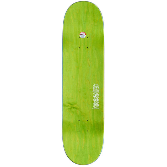 Krooked Team Eyes Orange 8.25in x 32.00in Skateboard Deck