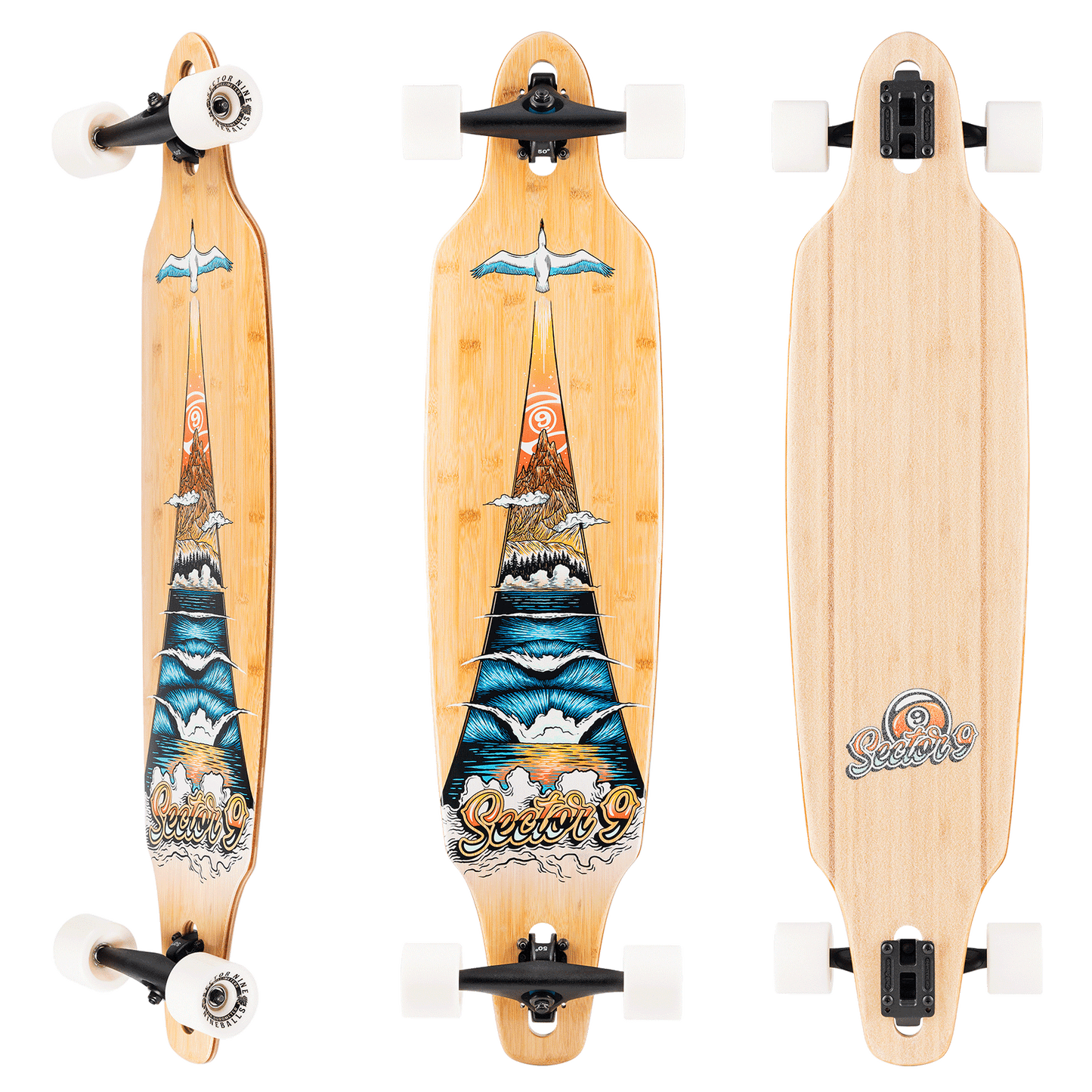 Sector 9 Lookout Take Off Drop Through Longboard Complete
