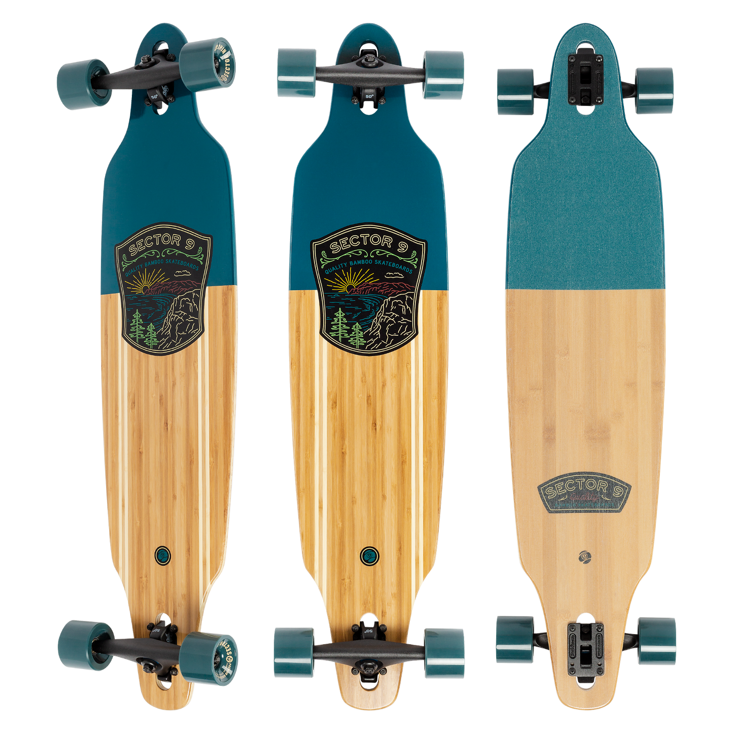 Sector 9 Mini Lookout Wreckage Drop Through Longboard Complete