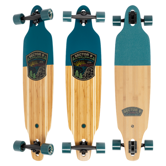 Sector 9 Mini Lookout Wreckage Drop Through Longboard Complete