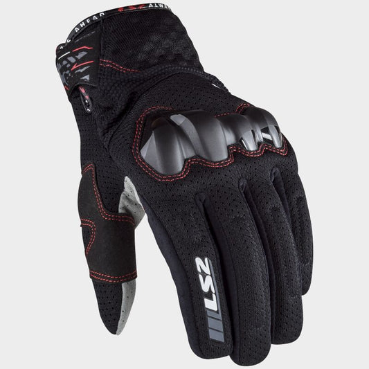 LS2 Civis Men's Touring Gloves, Black