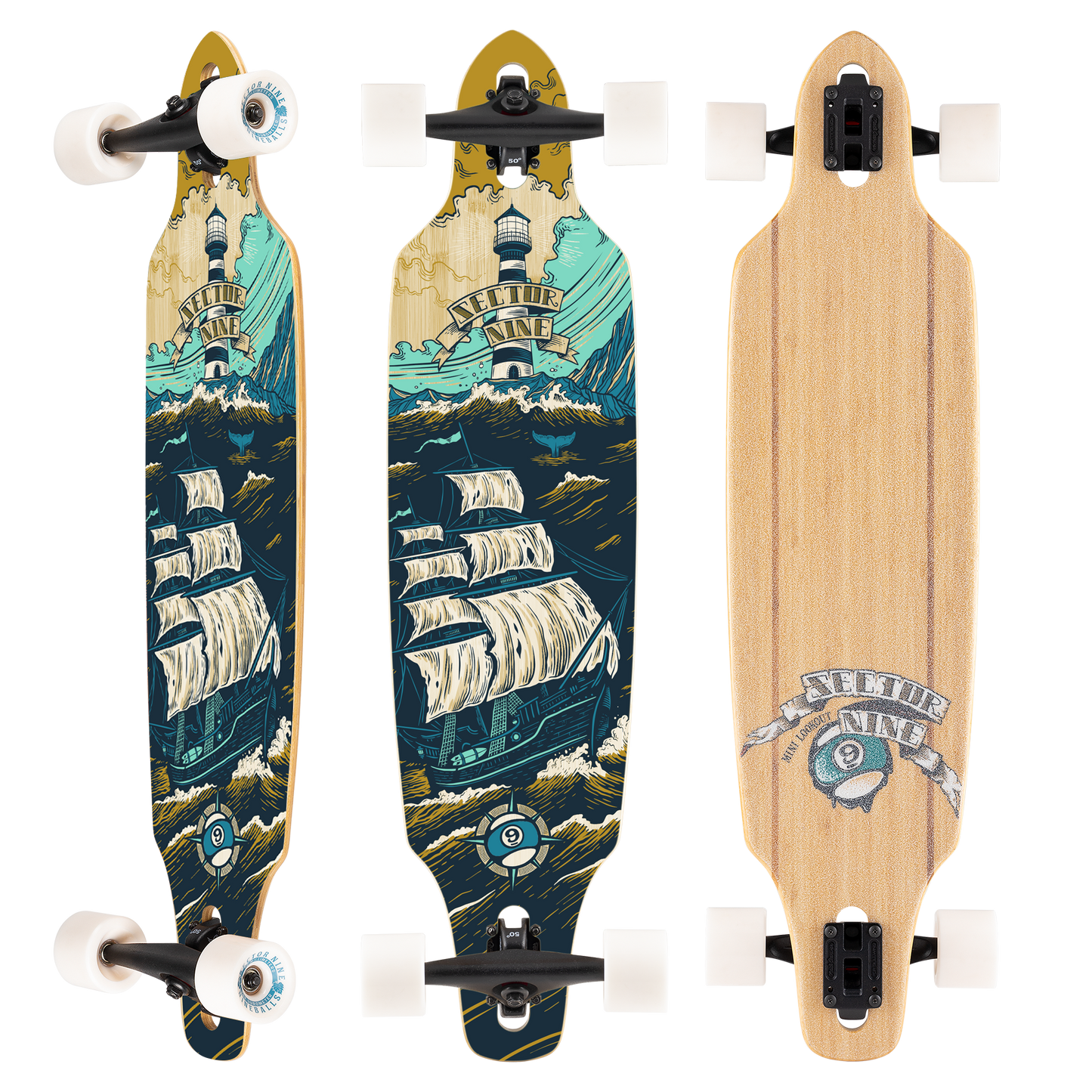 Sector 9 Mini Lookout Voyage Longboard Complete