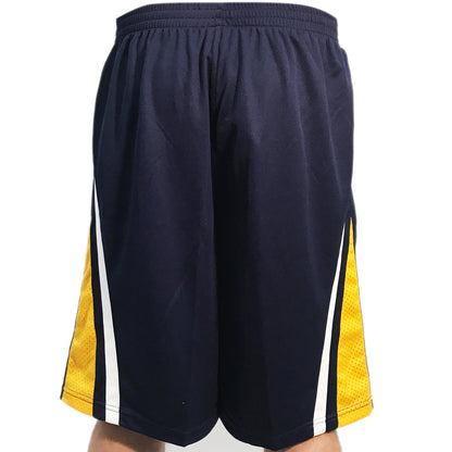 Peak Men's Battier Bat Match Basketball Shorts Navy Yellow