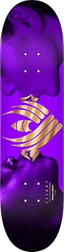 Powell Peralta Kiss Purple/Gold Foil Flight 8.38in x 32.08in Skateboard Deck