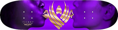 Powell Peralta Kiss Purple/Gold Foil Flight 8.38in x 32.08in Skateboard Deck