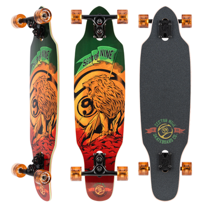 Sector 9 Rasta Mini Striker Drop Thru Longboard Complete