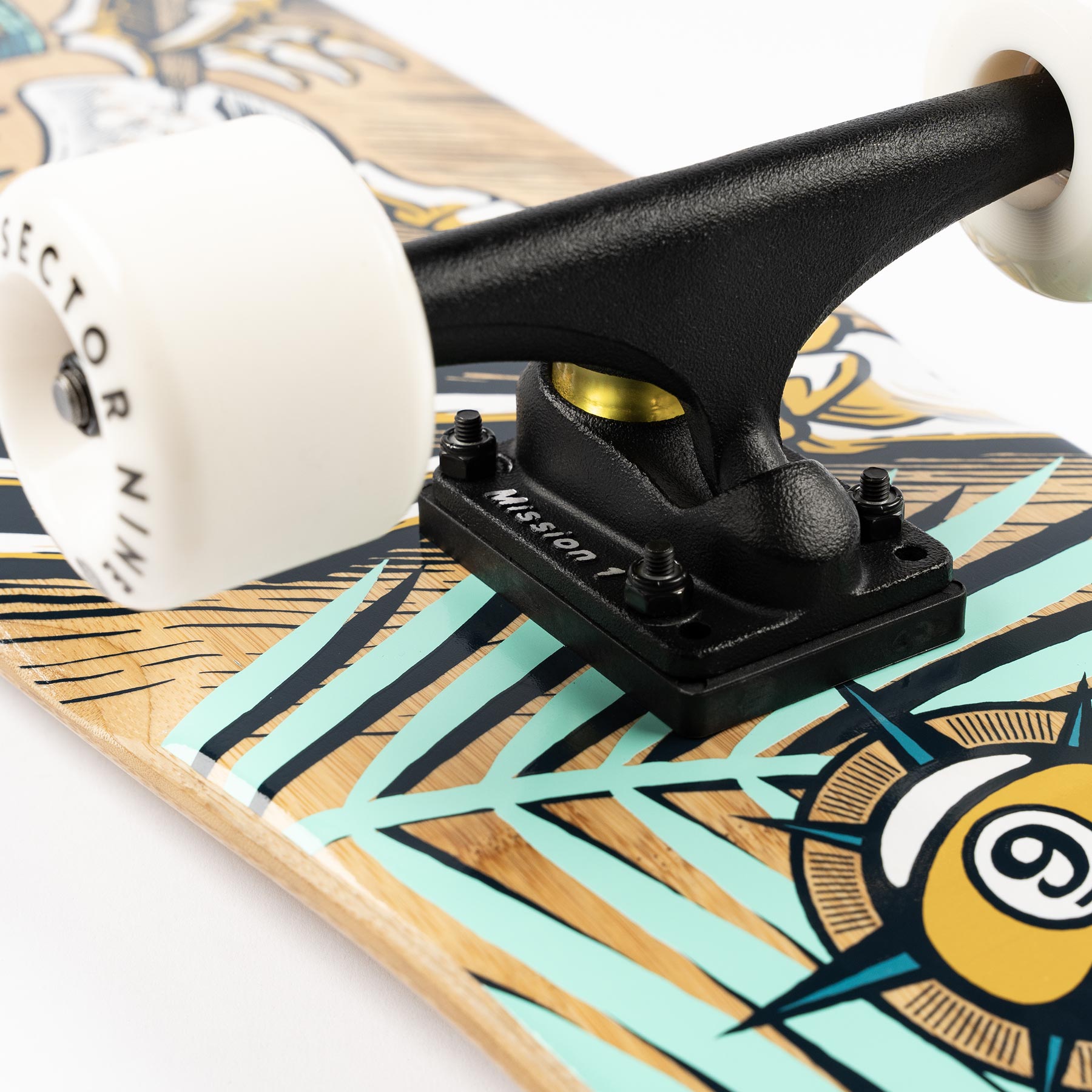 Sector 9 Strand Castaway Kicktail Cruiser Longboard Complete