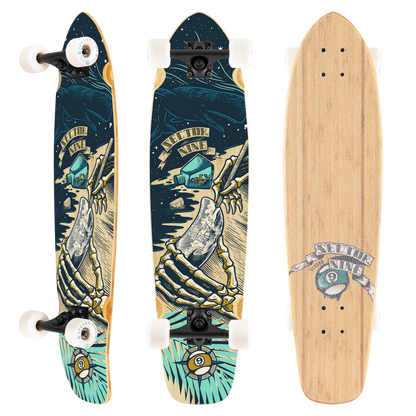 Sector 9 Strand Castaway Kicktail Cruiser Longboard Complete