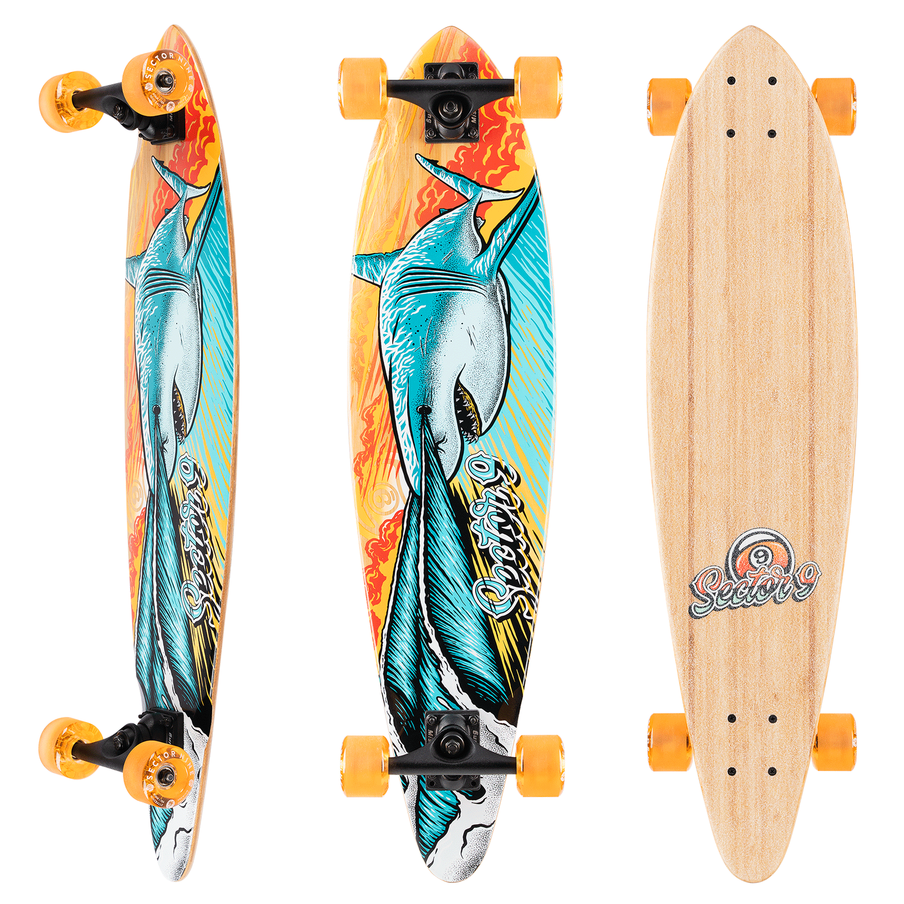 Sector 9 Swift Hunter Pintail Longboard Complete