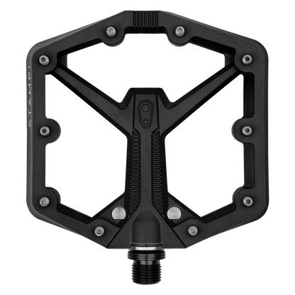 Crankbrothers Stamp 1 2nd Generation 9/16" Mountain Bike Pedals, Large Black