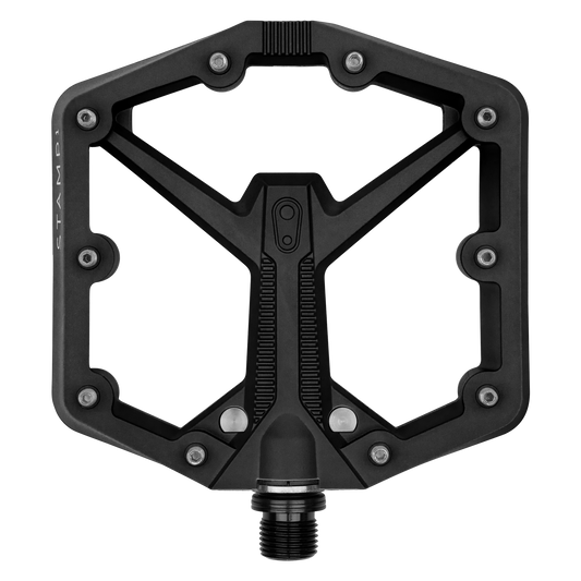 Crankbrothers Stamp 1 2nd Generation 9/16" Mountain Bike Pedals, Large Black