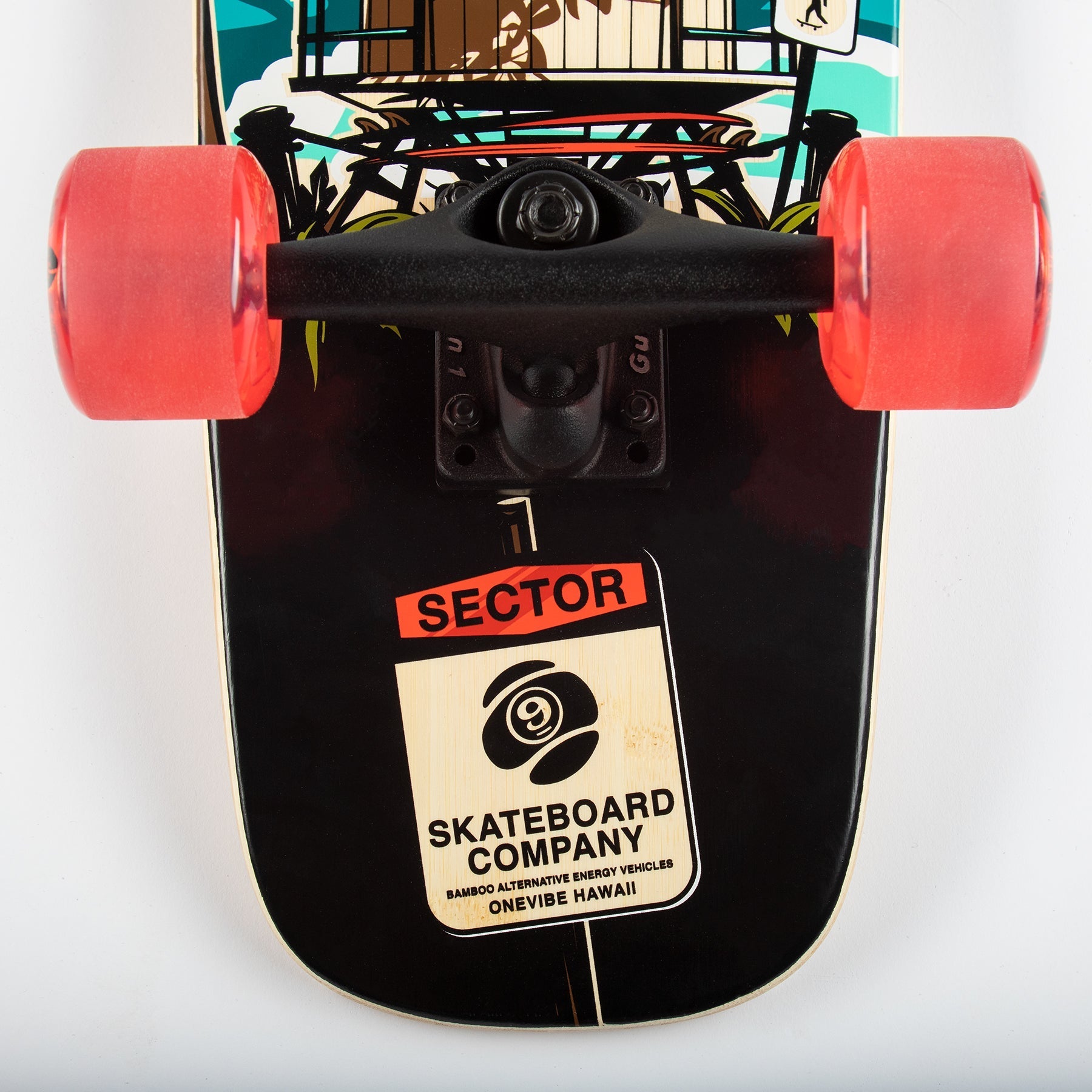 Sector 9 Bambino Shorebreak Kicktail Cruiser Longboard Complete