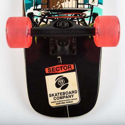 Sector 9 Bambino Shorebreak Kicktail Cruiser Longboard Complete
