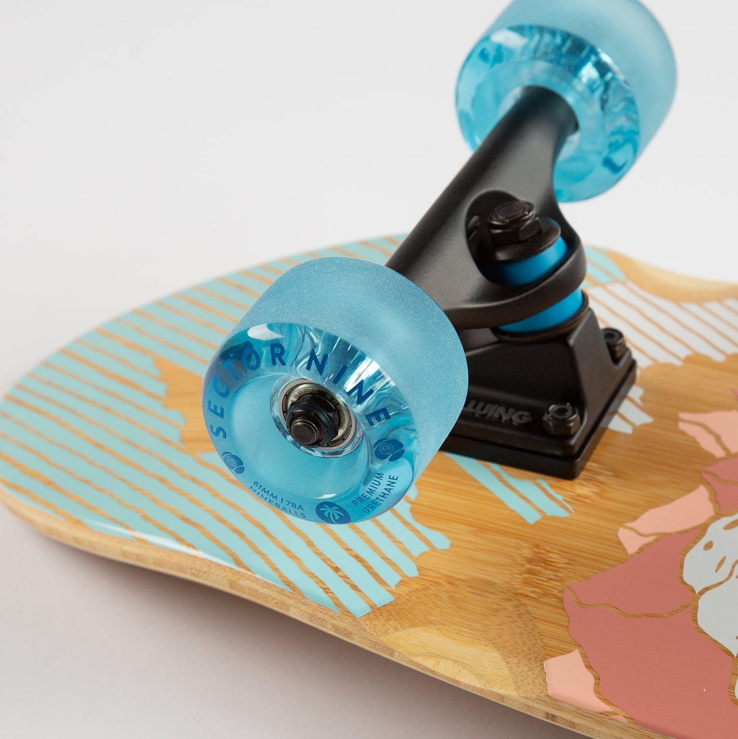 Sector 9 Bamboozler Bora Bora Kicktail Cruiser Longboard Complete