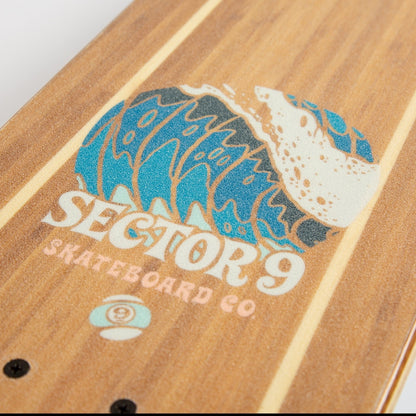 Sector 9 Bamboozler Bora Bora Kicktail Cruiser Longboard Complete