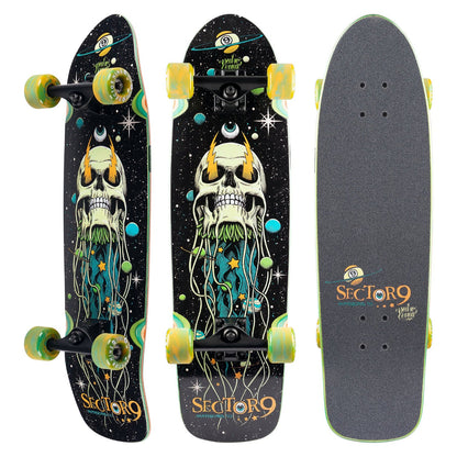 Sector 9 Chop Hop Charge Double Kick Cruiser Longboard Complete