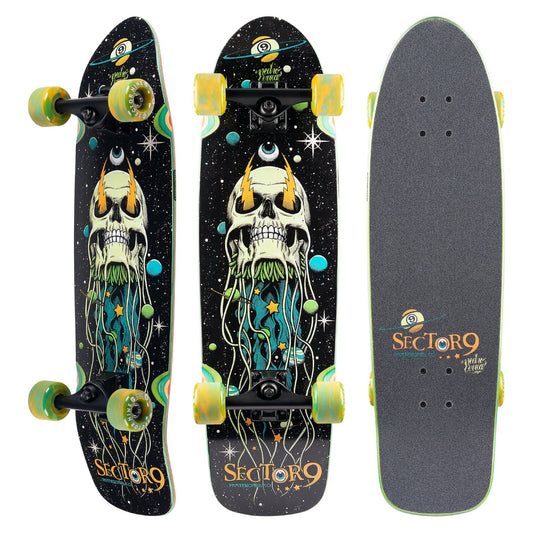 Sector 9 Chop Hop Charge Double Kick Cruiser Longboard Complete