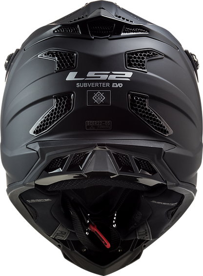 LS2 Subverter Evo Full Face MX Motorcycle Helmet Matte Black