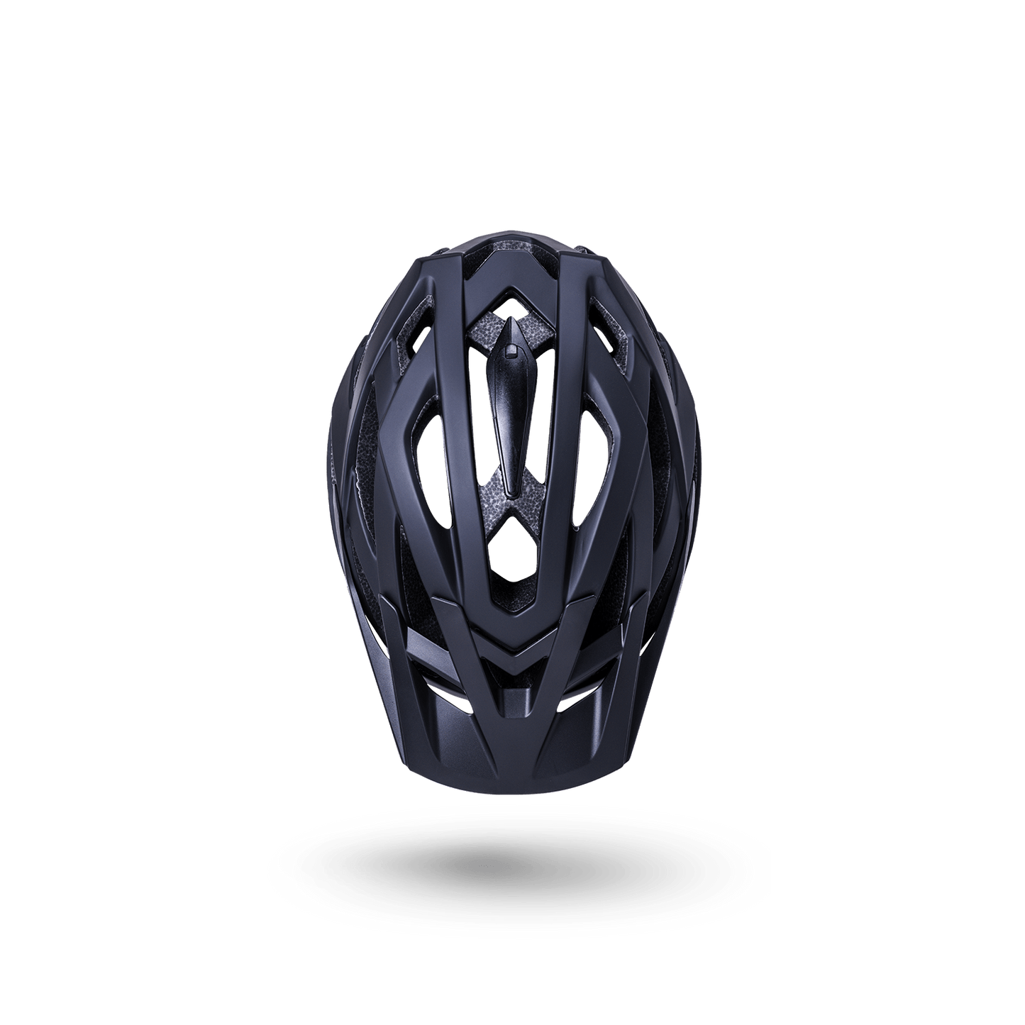 Kali Protectives Lunati 2.0 Enduro Bicycle Helmet Solid Matte Black Gloss Black