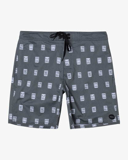 RVCA Men's Hot Fudge 18" Swimsuit Trunk Black