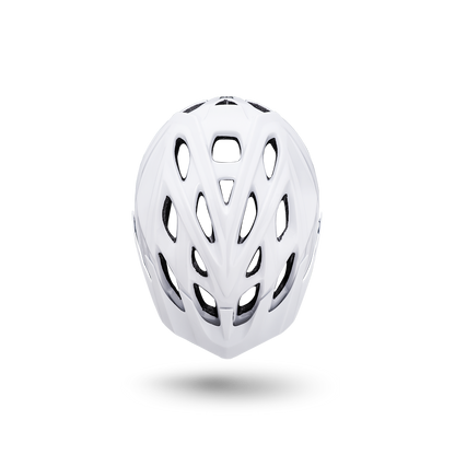 Kali Protectives Adult Chakra Solo Solid White MTB Mountain Bike Trail Bicycle Helmet Top Vents