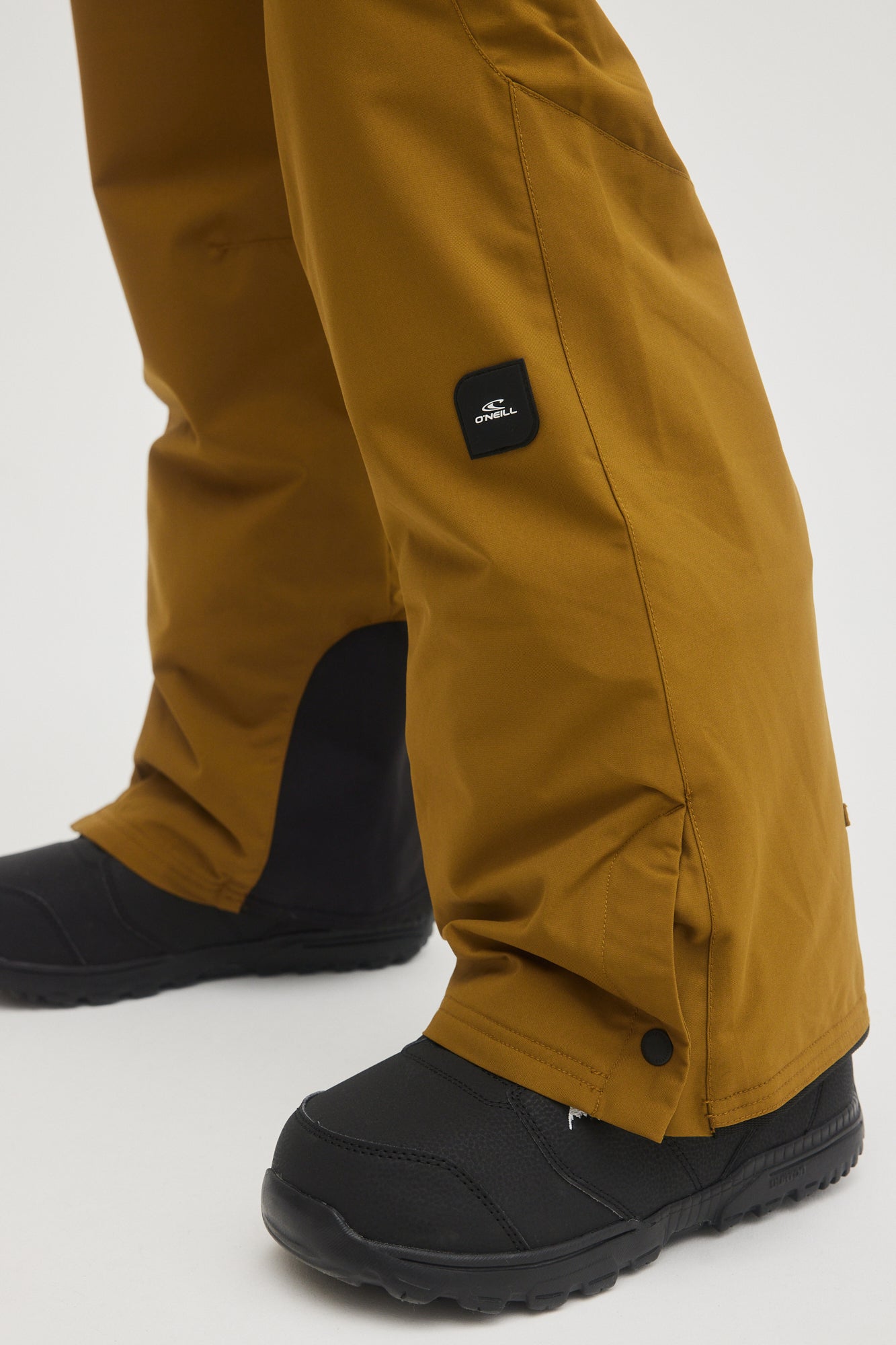 Oneill womens ladies star slim 10K waterproof ski snowboard pant plantation tan mustard yellow boot