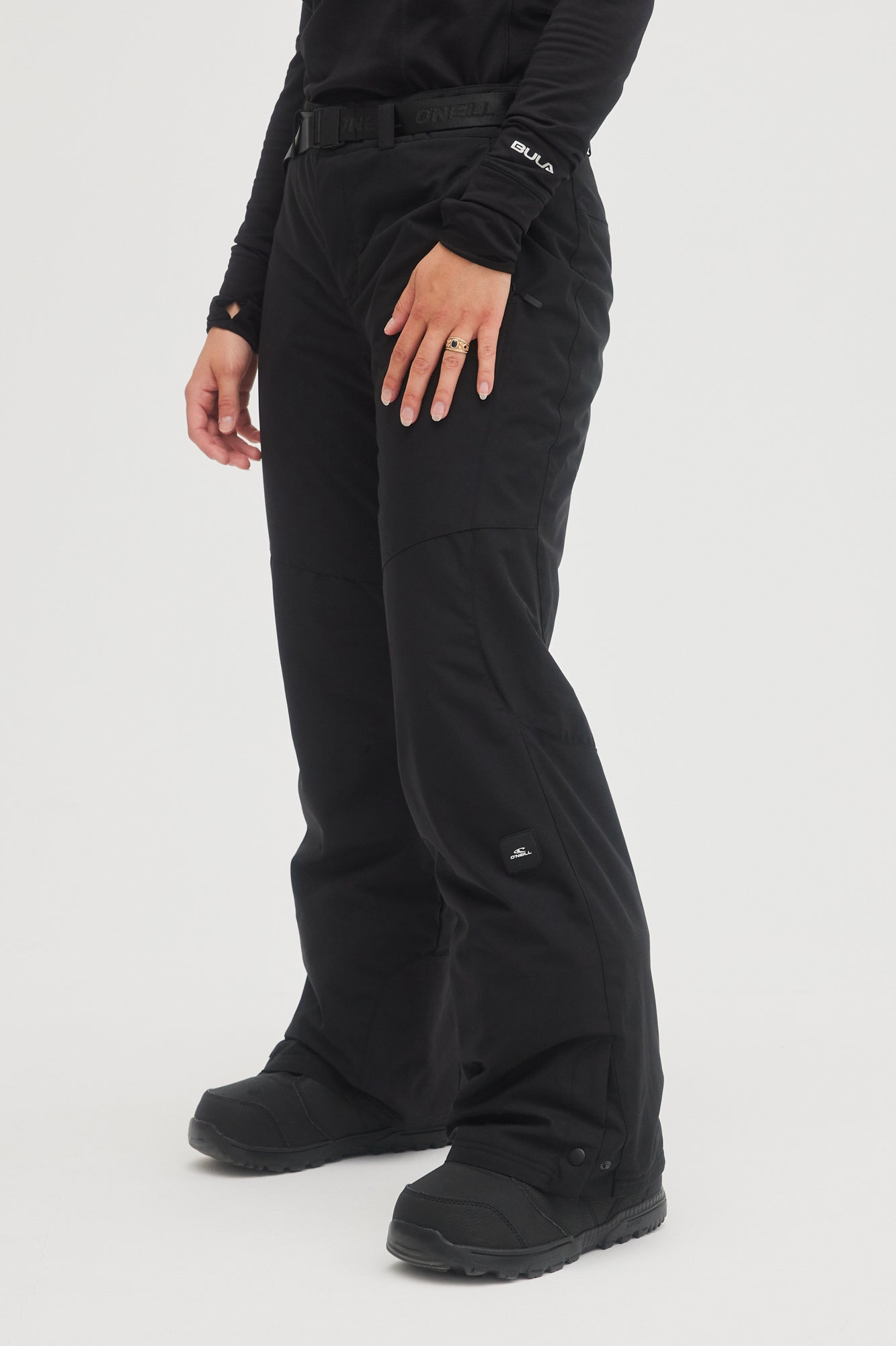 Oneill womens ladies star slim 10K waterproof ski snowboard pant blackout side
