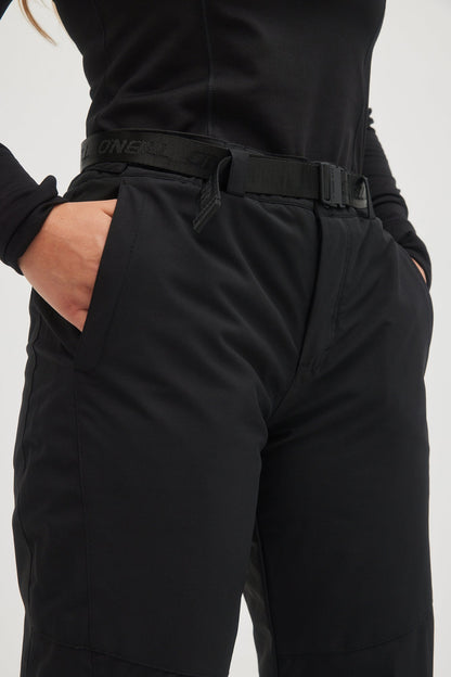 Oneill womens ladies star slim 10K waterproof ski snowboard pant blackout waist