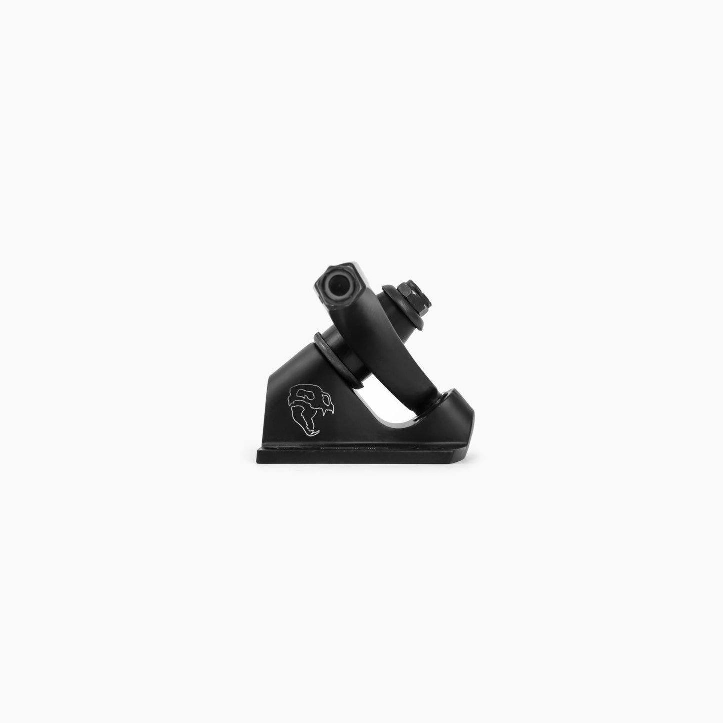 Bear Trucks 180 mm 50 degree Reverse Kingpin Downhill Longboard Trucks Black Side Axle View