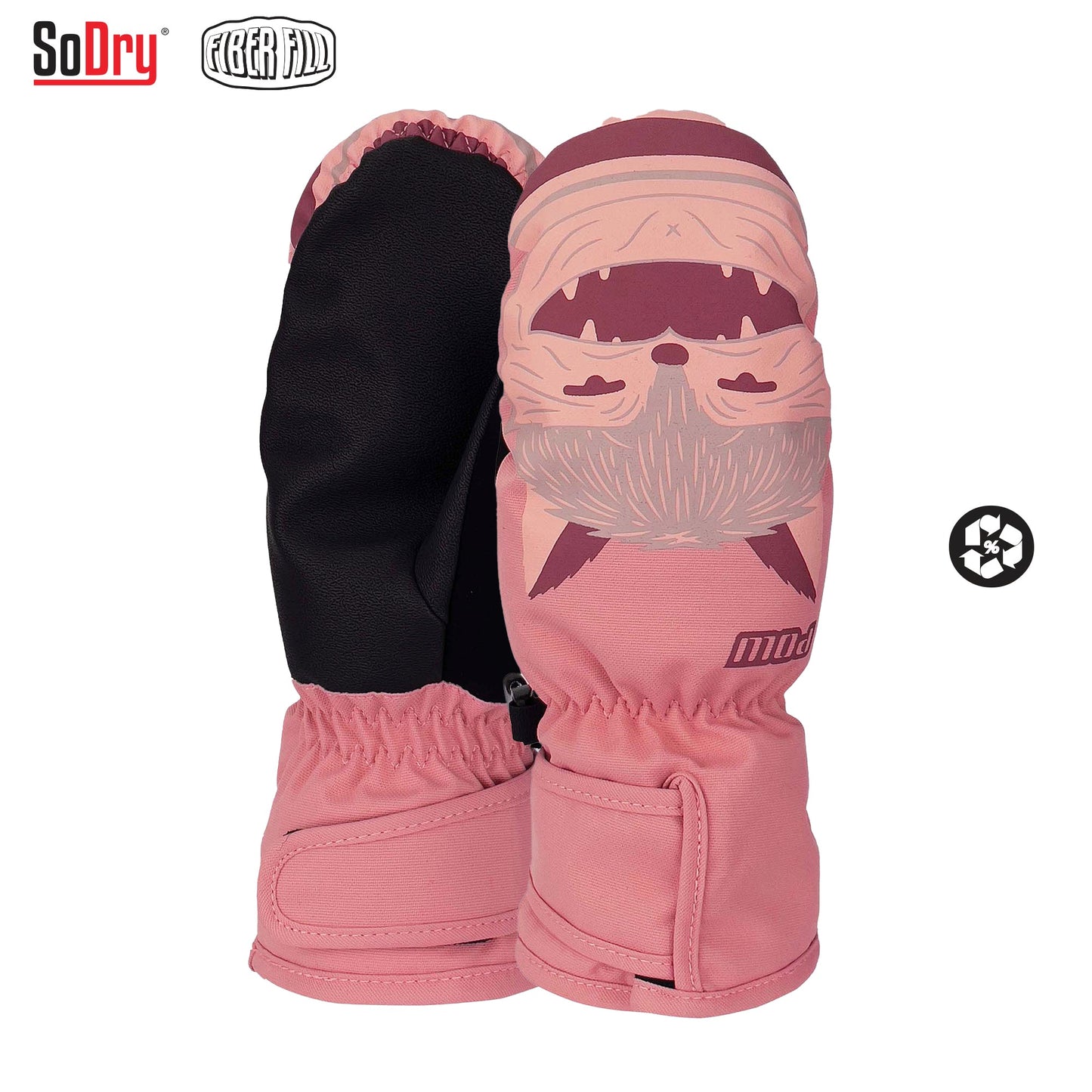 POW Gloves Glove Critter Mitt Mitts Geranium Pink