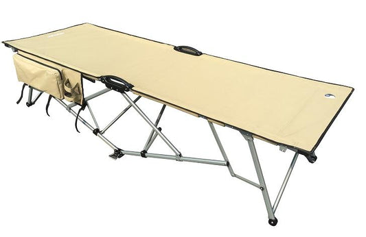 Turbocot Premium Deluxe Folding Hammock Style Cot, Coyote Tan