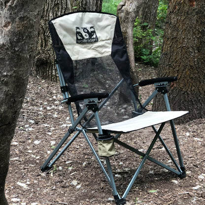 Laybak Reclining High Mesh Back Folding Camp Chair