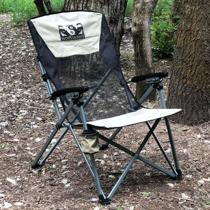 Laybak Reclining High Mesh Back Folding Camp Chair