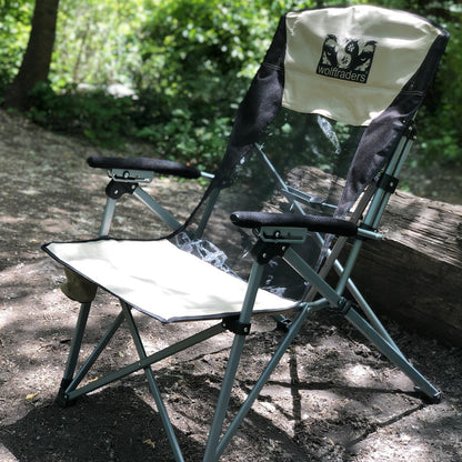 Laybak Reclining High Mesh Back Folding Camp Chair