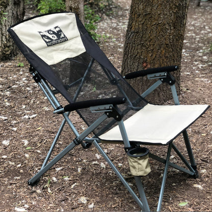 Laybak Reclining High Mesh Back Folding Camp Chair