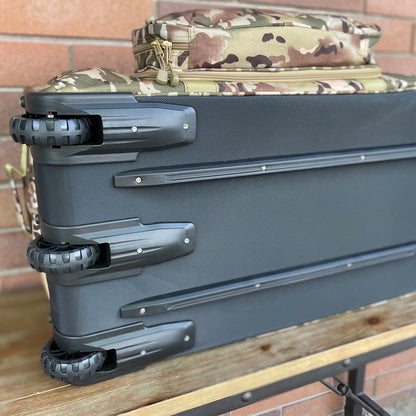 Wolftraders AlphaRoller Wheeled Deployment Luggage Bag OCP Wheels and Tracks