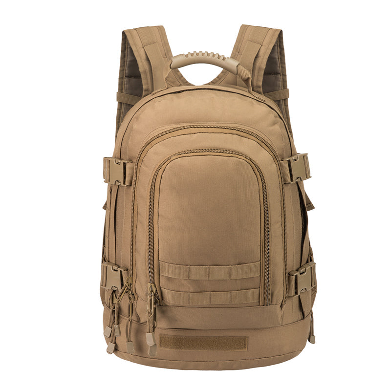 Wolftraders wolfTactix II 39 Liters to 64 Liters Expanding Bug Out Style Tactical Backpack Coyote Tan