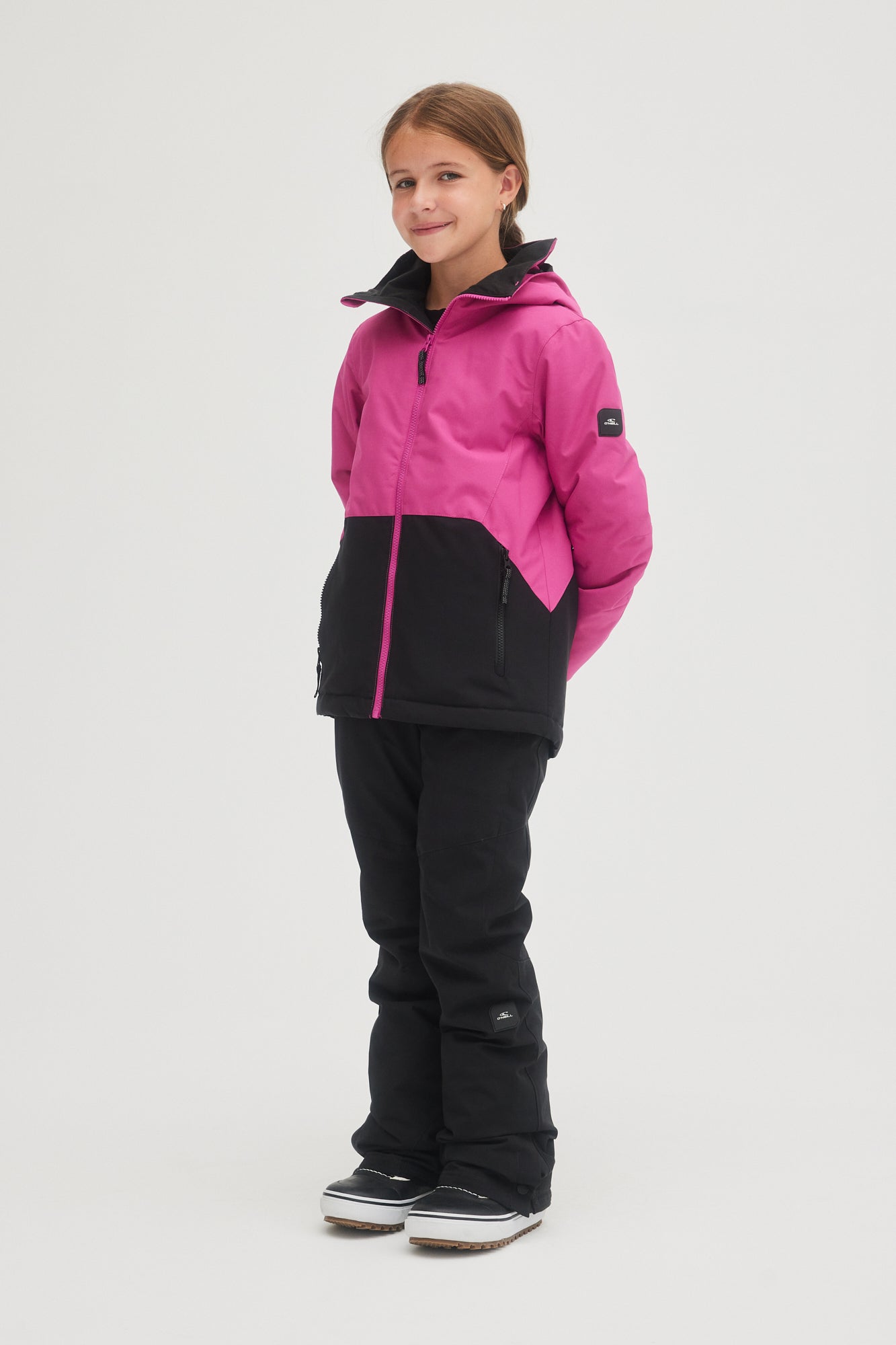 oneill youth kids girls charm 10k waterproof ski and snowboarding winter pant black out model