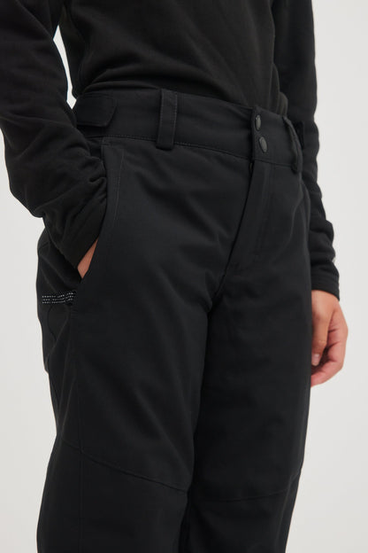 oneill youth kids girls charm 10k waterproof ski and snowboarding winter pant black out pocket