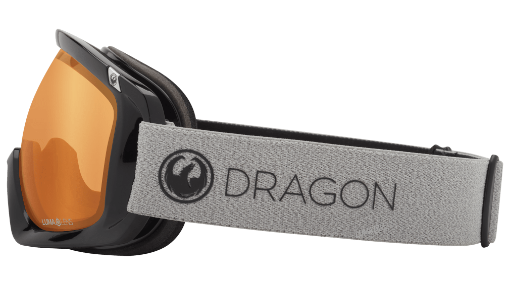 Dragon Alliance D3 OTG Over the Glasses Ski Snowboard Goggles Echo Photochromic Amber Grey Band