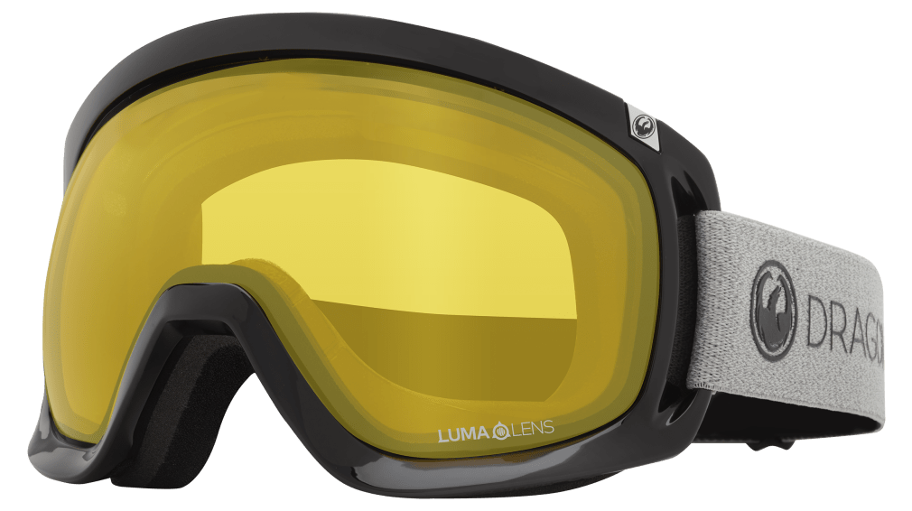 Dragon Alliance D3 OTG Over the Glasses Ski Snowboard Goggles Echo Photochromic Yellow Profile
