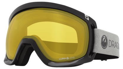 Dragon Alliance D3 OTG Over the Glasses Ski Snowboard Goggles Echo Photochromic Yellow Profile