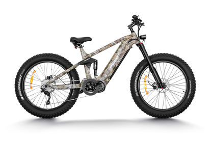 Himiway Cobra Pro Full Suspension Mid Drive Fat Tire Electric Mountain Bike