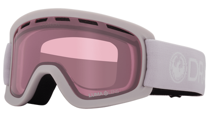 Dragon Alliance Little Lil D Kids Child Youth Ski Snowboard Goggles Lilac Lite Pink Light Rose Lens Profile