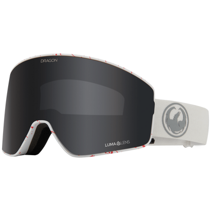 Dragon Alliance PXV2 Quick Change Flat Lens Ski Snowboard Goggles Reused Dark Smoke Gray Lens