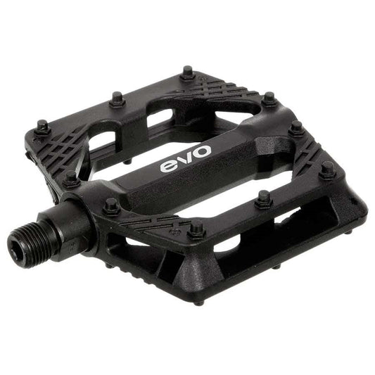 EVO Freefall Sport Nylon Pinned Platform 9/16" Bicycle Pedals, Black
